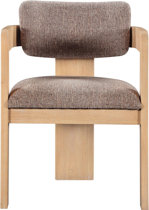 Sacha - Linen Dining Chair With Natural Base (Set of 2)