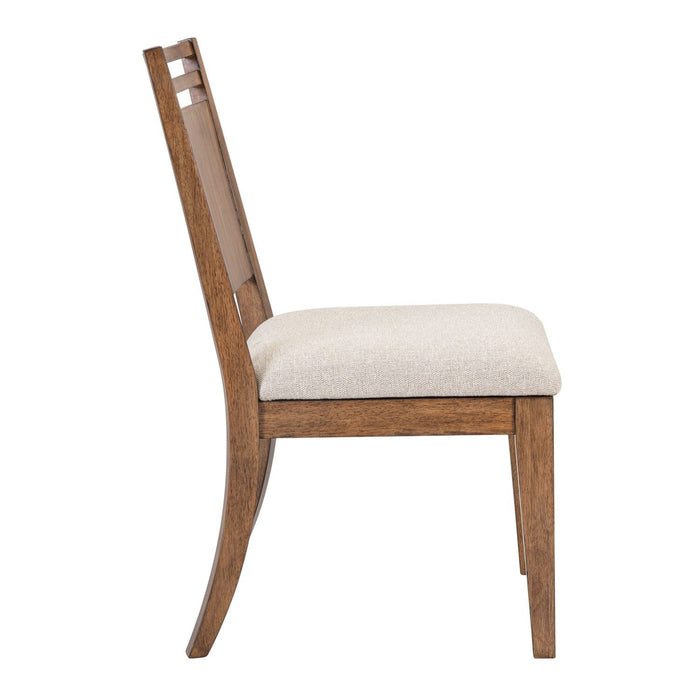 Shaker Lakes - Panel Back Side Chair (RTA) - Harvest Brown