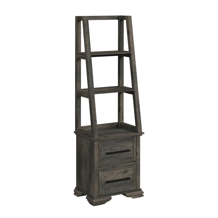 Park Ridge - 4 Piece Entertainment Unit With 82'' TV Console - Charcoal