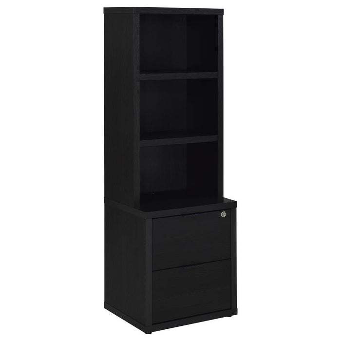 Westpark - 3-Shelf Bookcase USB And Lockable Drawer