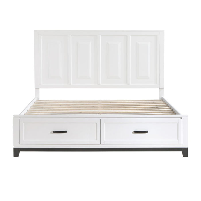 Garretson - Platform Bed With Footboard Storage