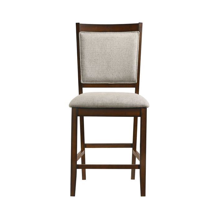 Portage - Counter Chair (Set of 2) - Brown / Beige