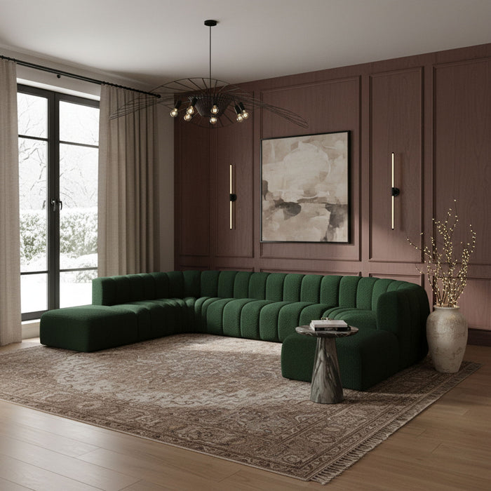 Arc - Boucle Fabric Modular Sectional