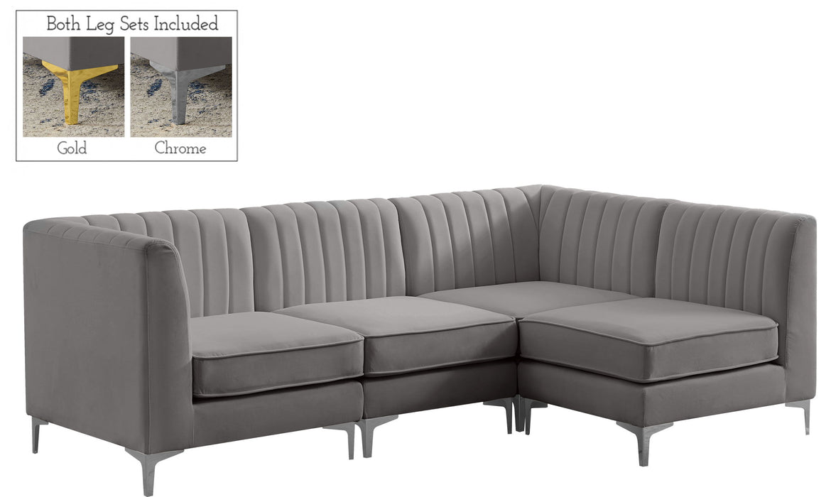 Alina - 4 Piece Modular L-Shaped Sectional