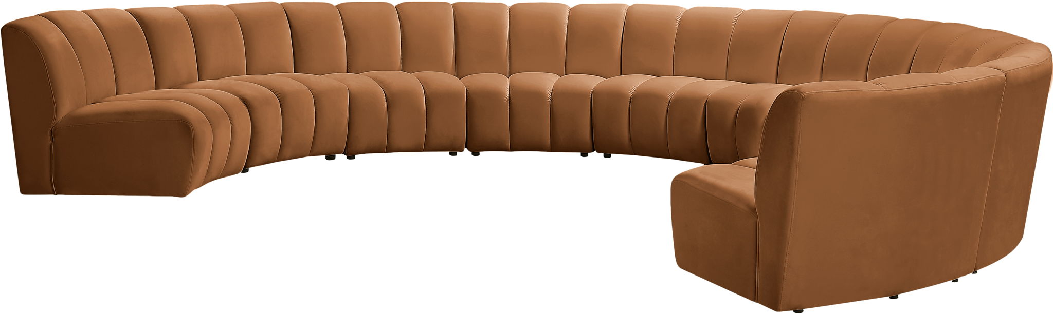 Infinity - 9 Piece Modular Sectional - Saddle