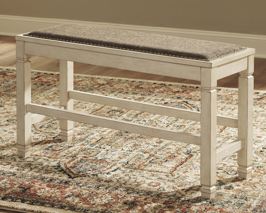 Bolanburg - DBL Counter UPH Bench  - Beige