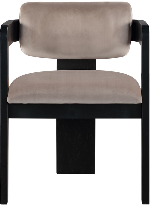 Sacha - Velvet Dining Chair With Black Base (Set of 2)