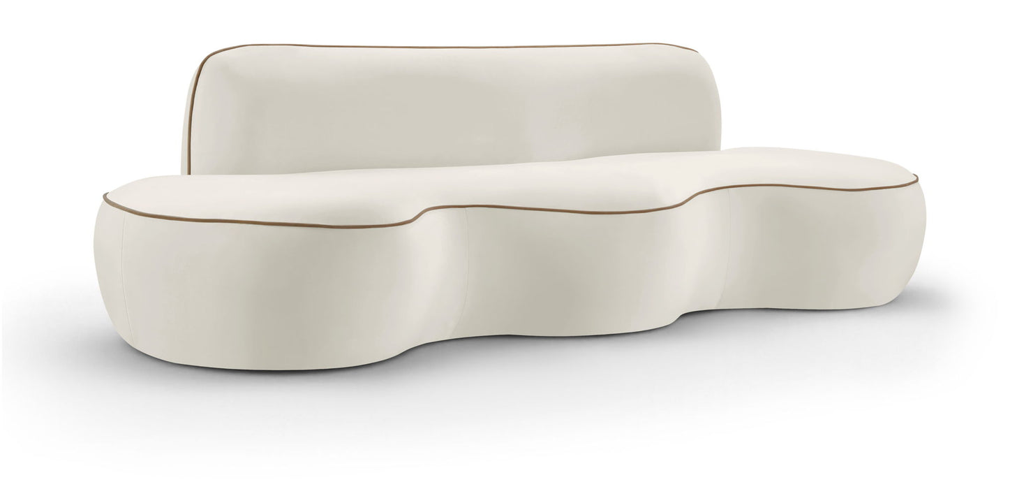 Swerve - Velvet 101" Upholstered Sofa