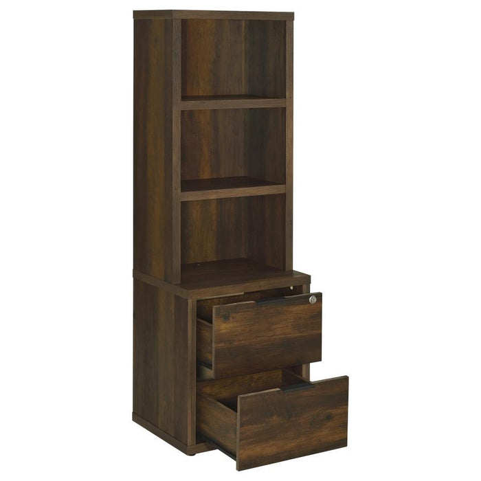 Westpark - 3-Shelf Bookcase USB And Lockable Drawer