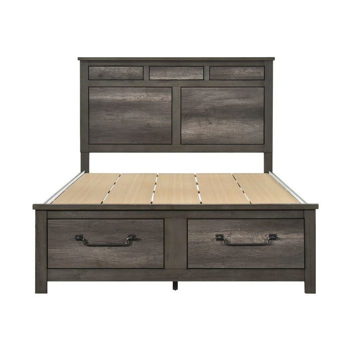 Lenior - Platform Bed With Storage Footboard