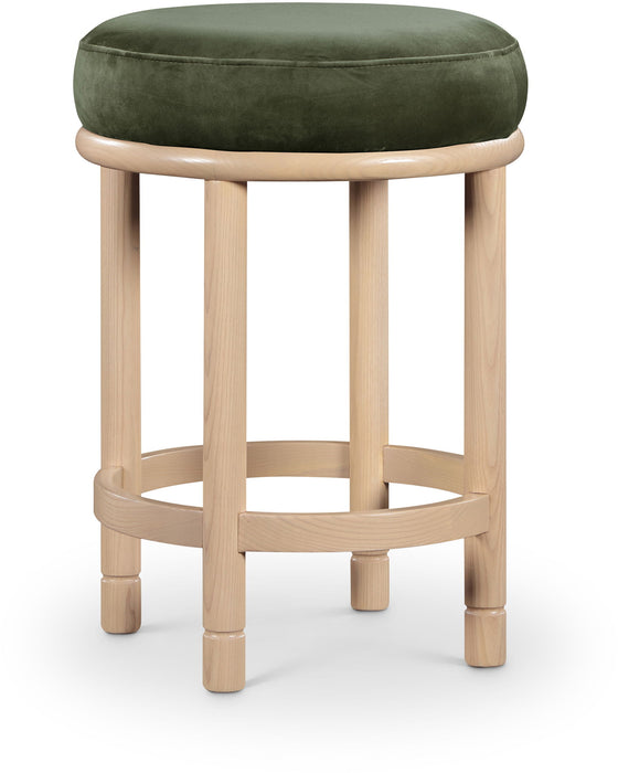 Monette - Counter Stool With Natural Base