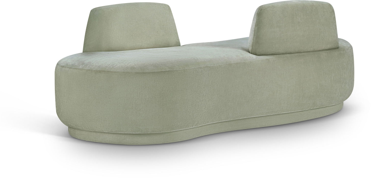 Argyle - Chenille Fabric Chaise / Loveseat