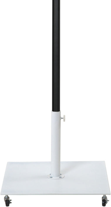 Fiji - Aluminum Patio Umbrella With Square White And Black Base