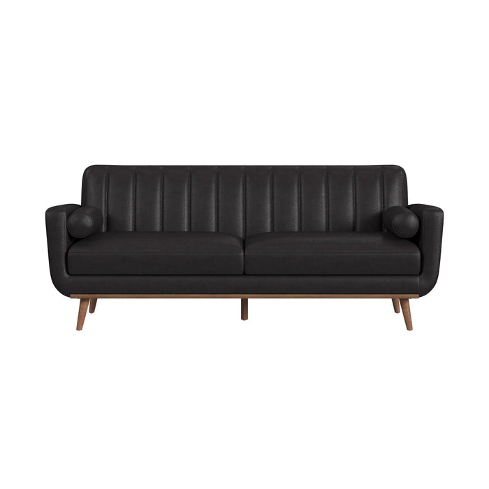Horizon - Sofa With Wood Front And 2 Pillows