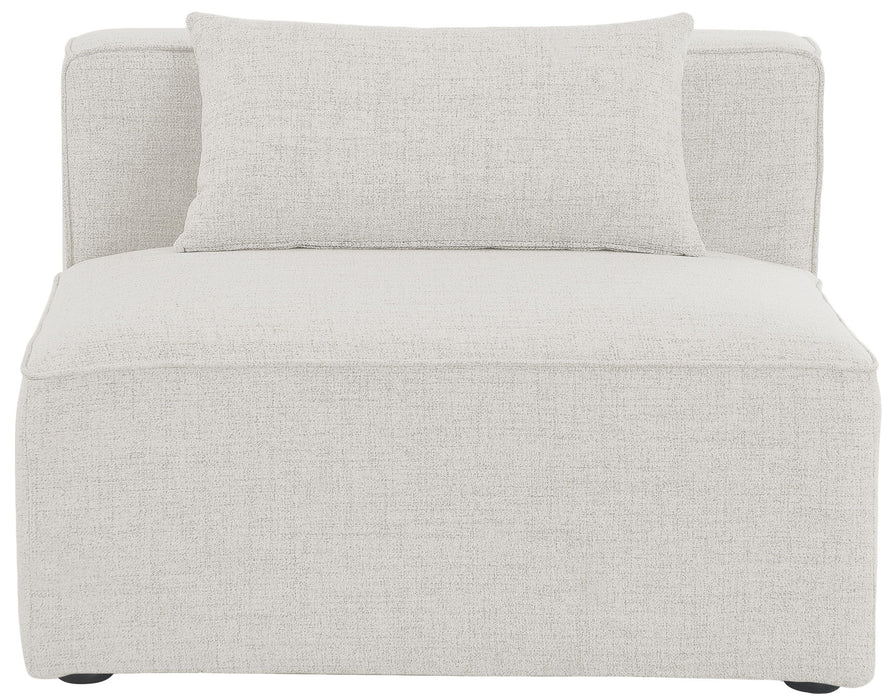 Cube - Linen Armless Chair