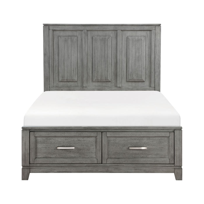 Garretson - Platform Bed With Footboard Storage