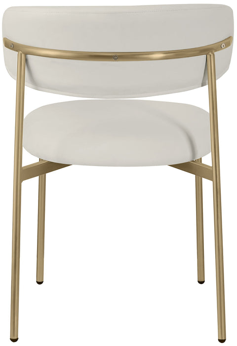 Lupita - Dining Chair With Brushed Gold Legs (Set of 2)