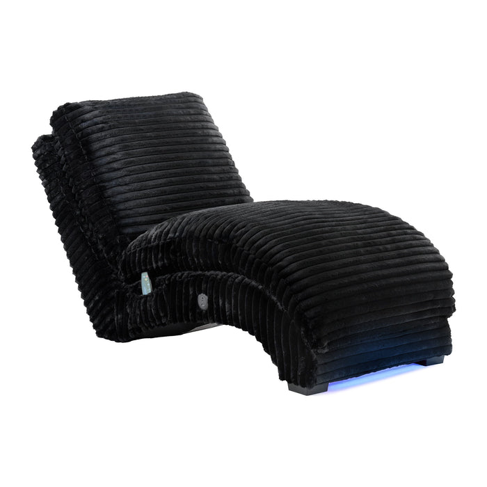 Nori - Chaise With Heat Massage, USBC, LED