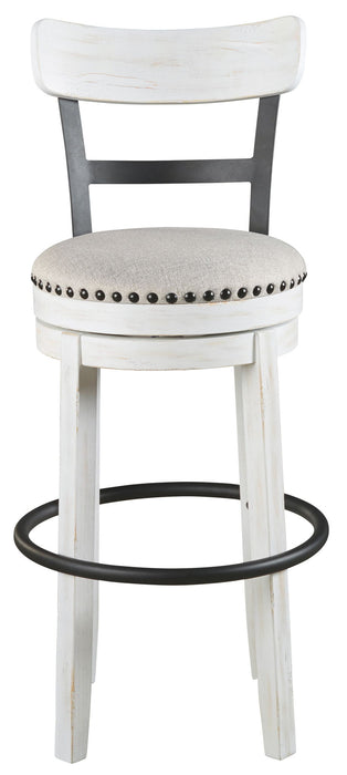 Valebeck - Tall Upholstered Swivel Barstool