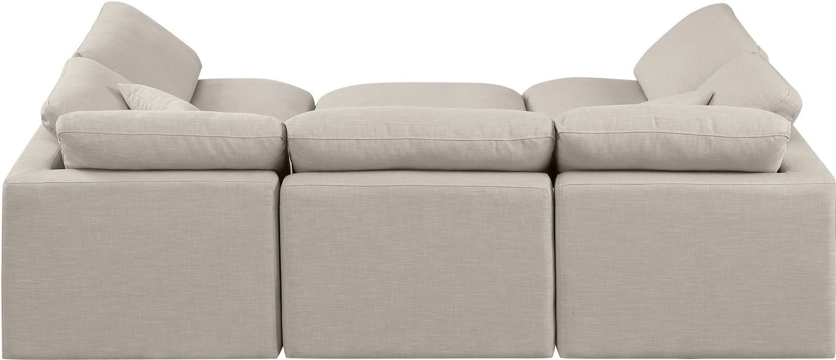 Indulge - Linen 6 Piece Modular Sectional