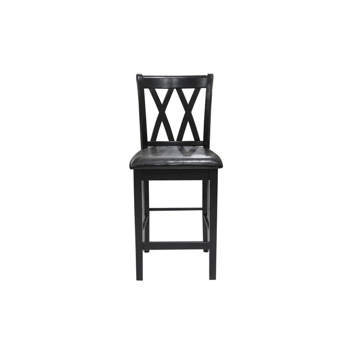 Norman - 5 Piece Pack Counter Height Set - Black