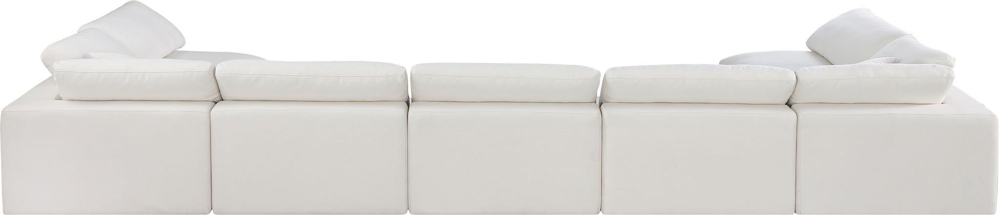 Comfy - 7 Piece Linen Modular Armless Sectional