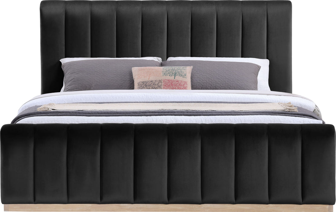 Amara - Velvet Bed
