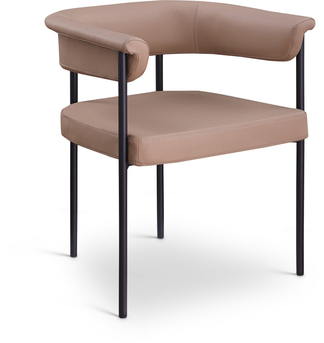 Malin - Faux Leather Dining Chair (Set of 2) - Tan