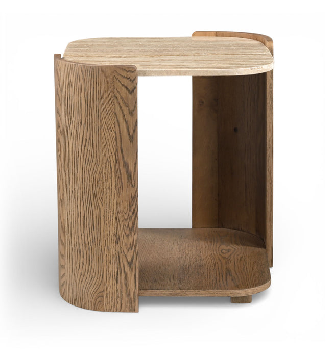 Calabria - Marble And Oak Wood Table