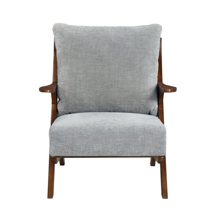 Lennox - Accent Chair - Dark Brown Frame