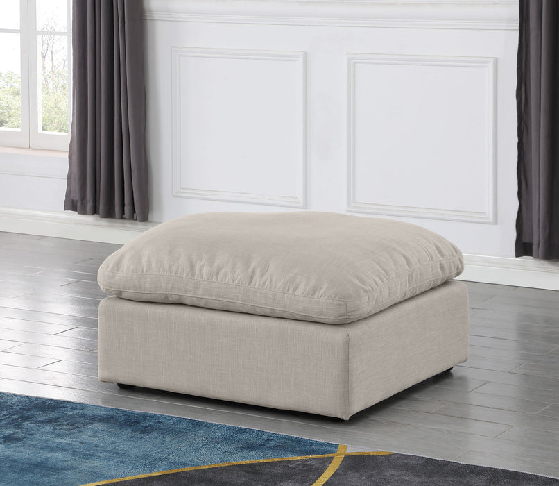 Indulge - Linen Ottoman