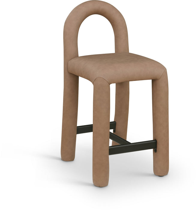 Amari - Faux Leather Stool