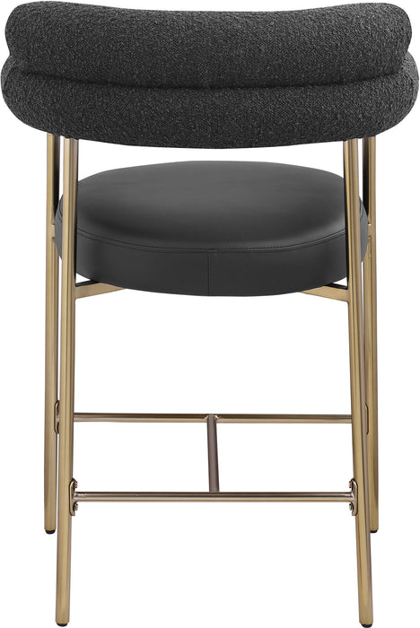 Blake - Counter Stool With Bronze Legs (Set of 2)
