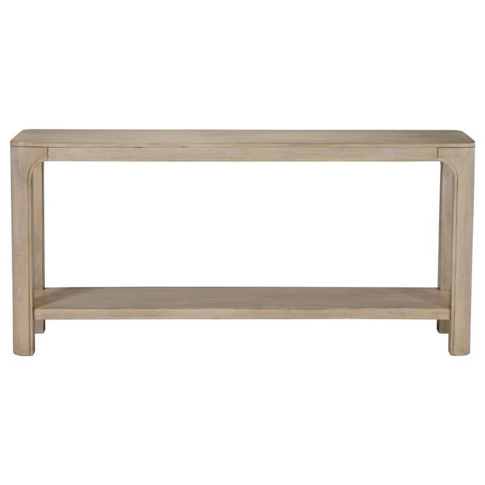Solano - 64" Entryway Console Sofa Table - Weathered Mango