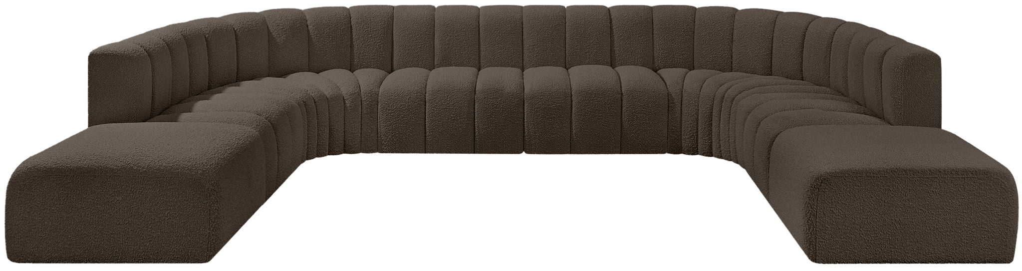 Arc - Boucle Fabric Modular Sectional