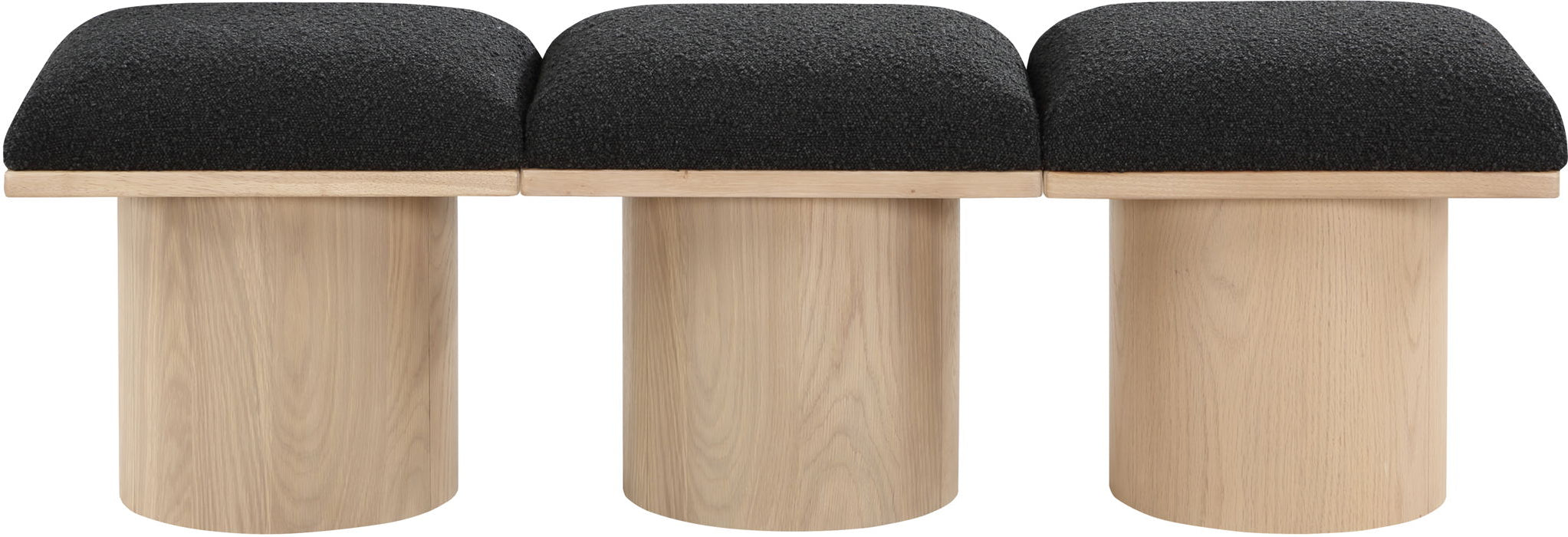 Pavilion - 3 Piece Modular Bench With Natural Base