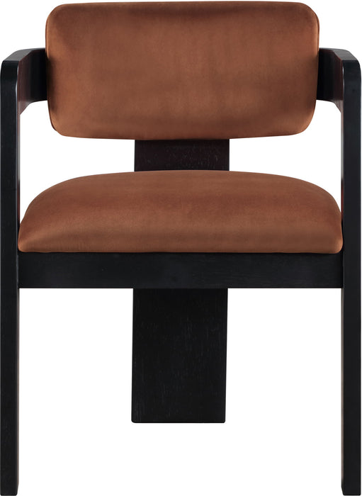 Sacha - Velvet Dining Chair With Black Base (Set of 2)