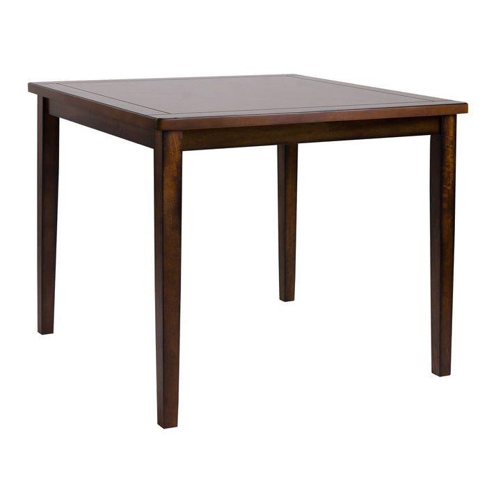 Delmar - 5 Piece Pack Counter Height Set - Espresso / Black