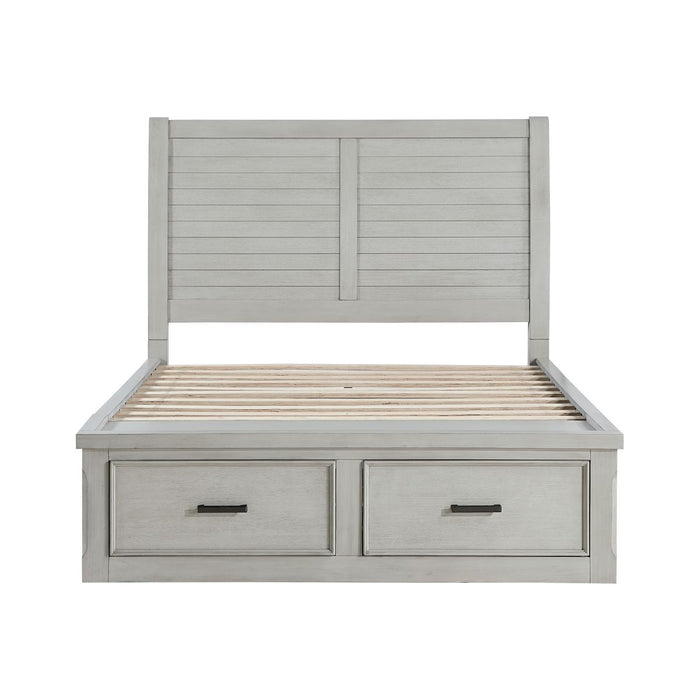 Willowbrook - Platform Bed With Storage Footboard And Side Rails