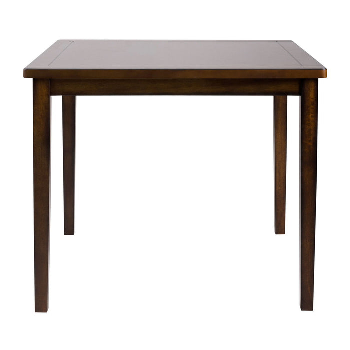 Delmar - 5 Piece Pack Counter Height Set - Espresso / Black