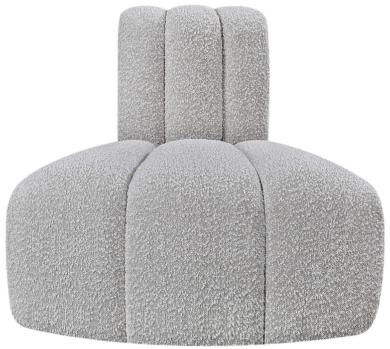 Arc - Boucle Fabric Reverse Corner
