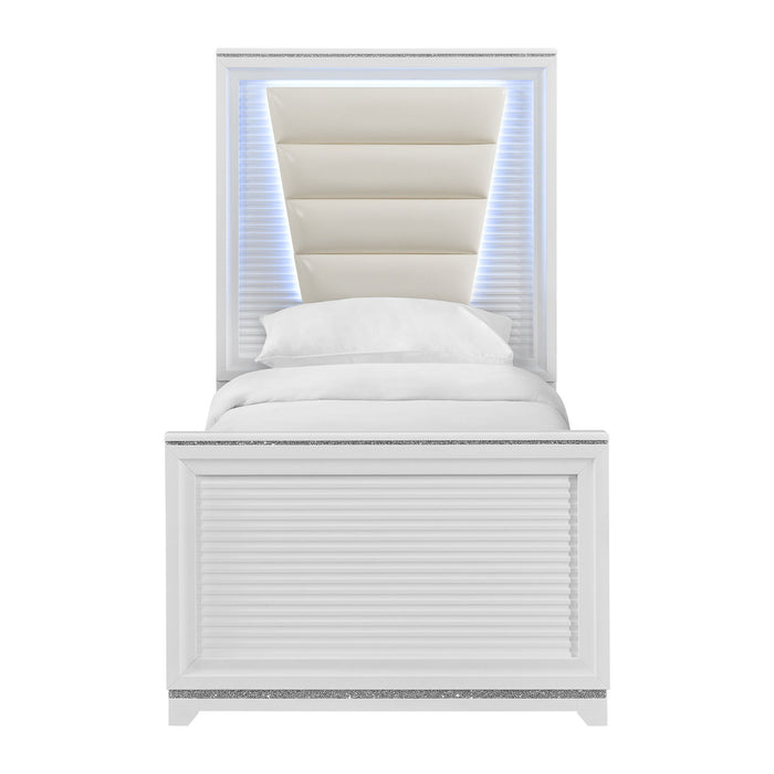 Denmark - Upholstered Bed With LED
