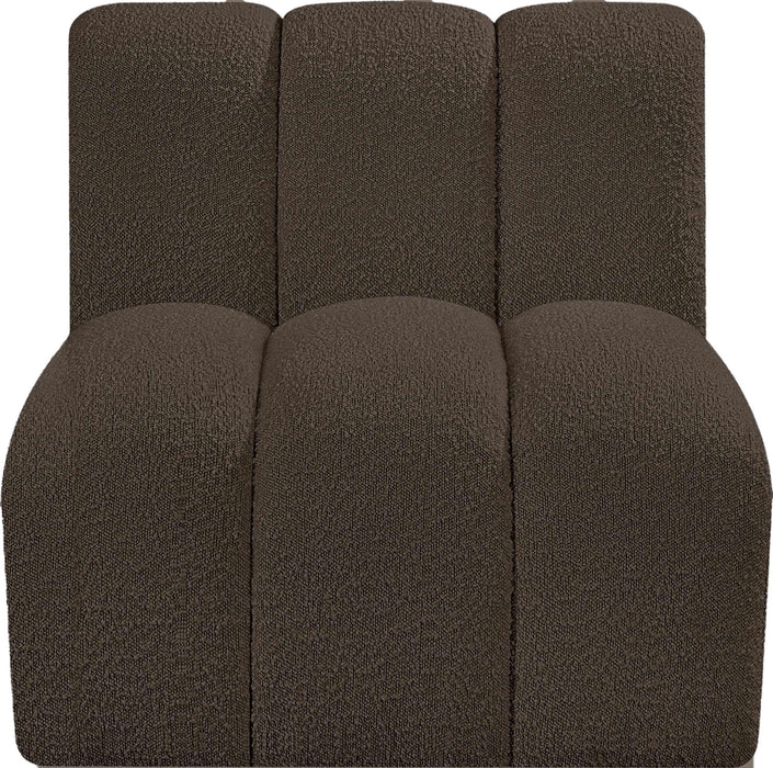 Arc - Boucle Fabric Straight Chair
