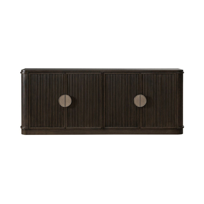 City View - 82" TV Console - Coffee Bean