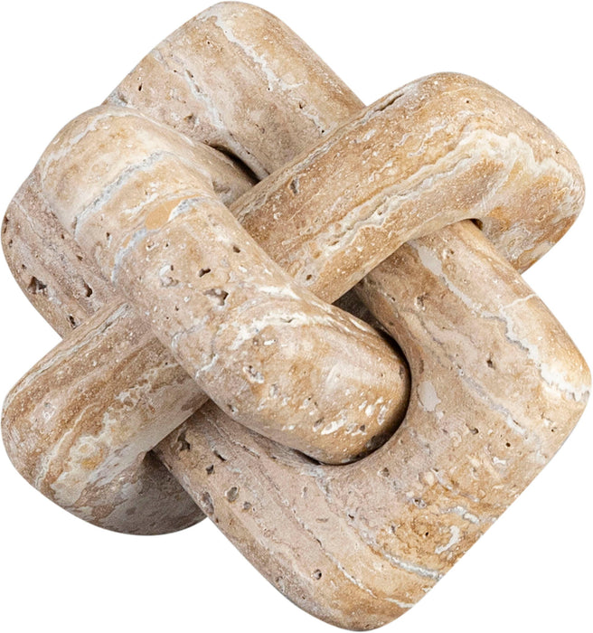 Bond - Travertine Decorative Knot - Natural