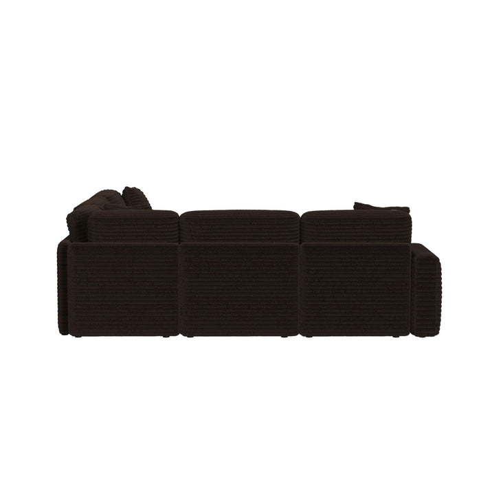 Corsicana - 6 Piece Sectional Set - Masis Espresso