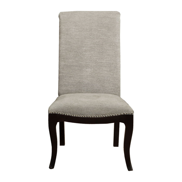 Savion - 5 Piece Dining Room Set (Table & 4 Side Chairs) - Espresso / Beige