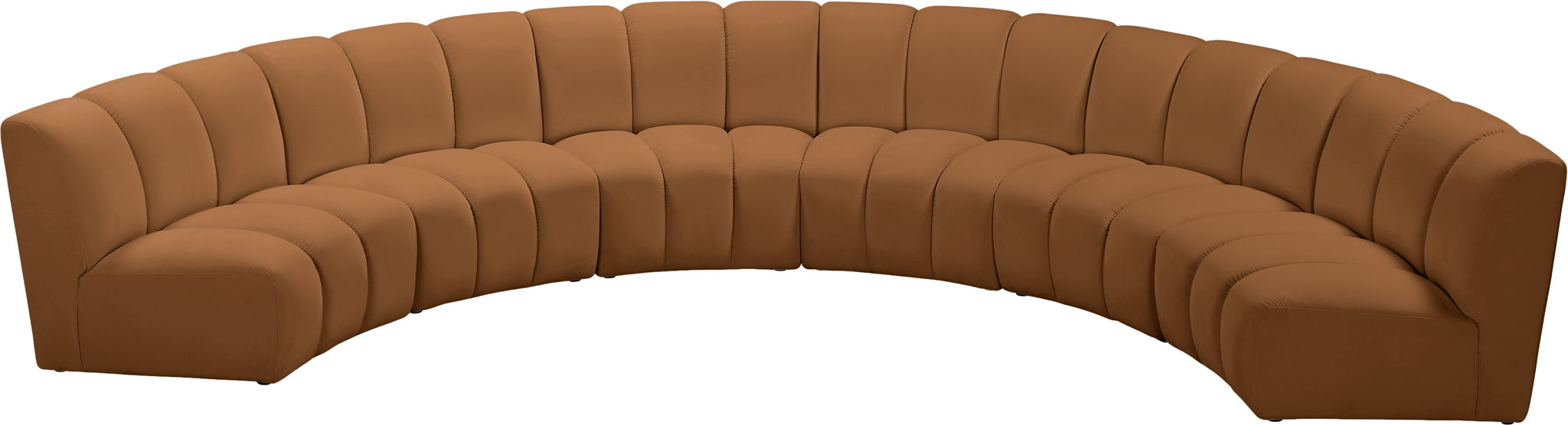 Infinity - 6 Piece Modular Sectional - Saddle