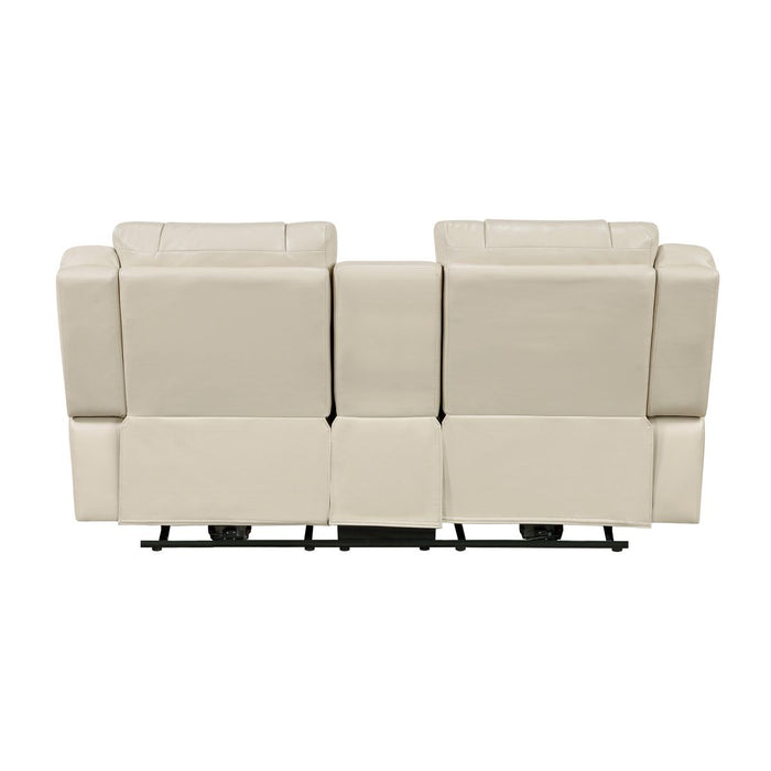 Huron - Power Double Reclining Loveseat With Center Console, Wireless Speakers, LED And Charging Ports