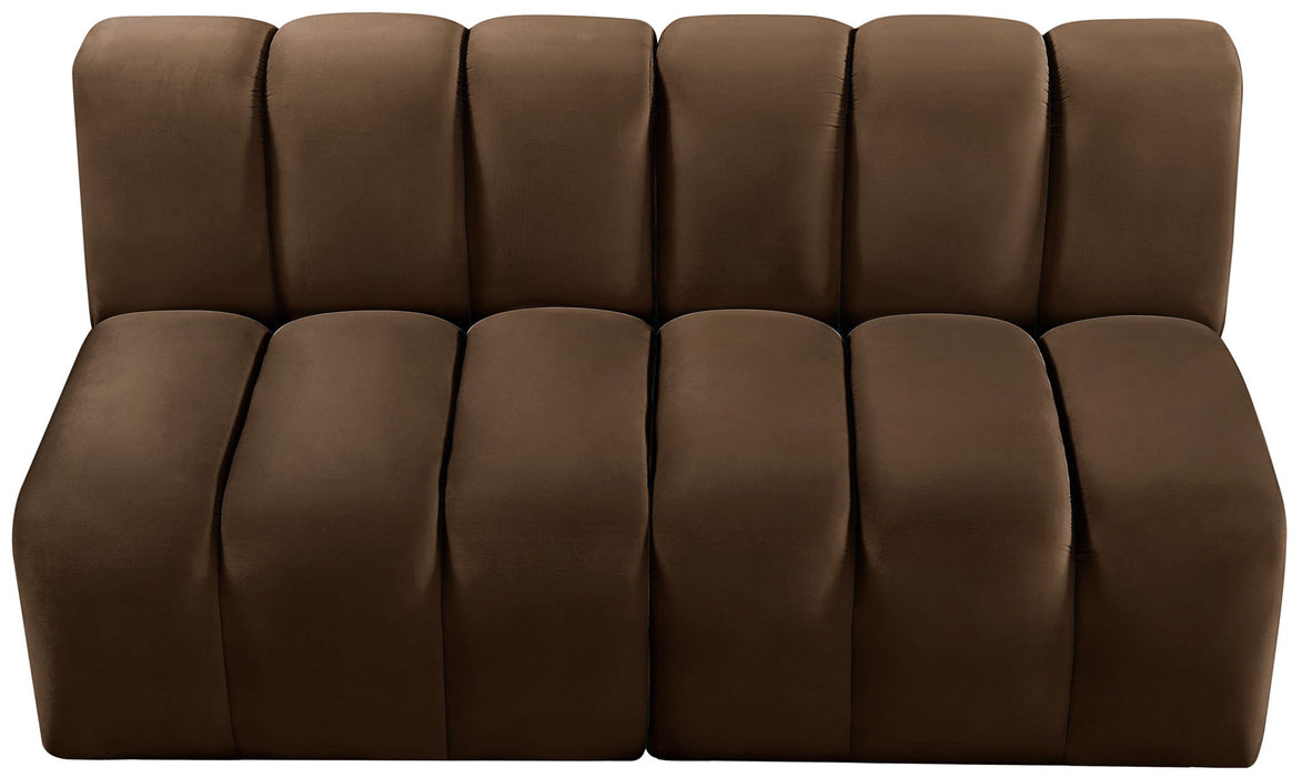 Arc - Velvet 2 Seats Modular Sofa